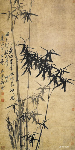 Bamboos in Ink